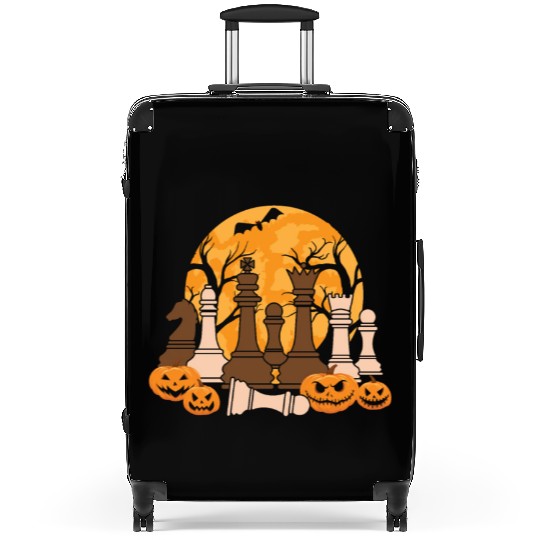 Chess Halloween Trick Or Treat Chess Board Game Suitcases