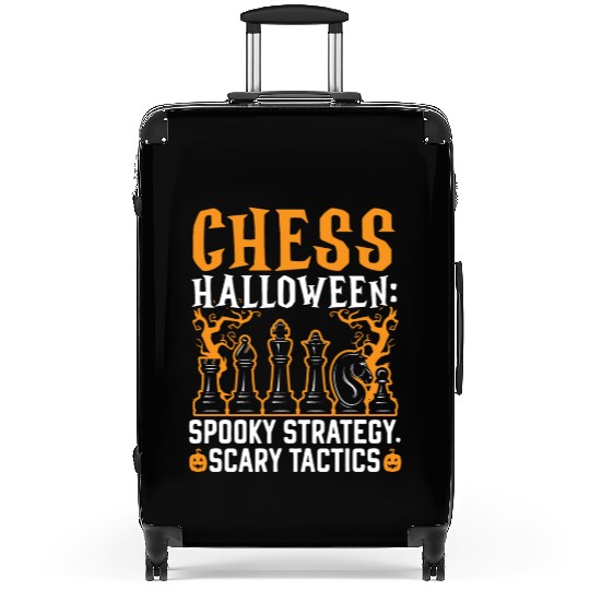 Chess Halloween Trick Or Treat Chess Board Game Suitcases