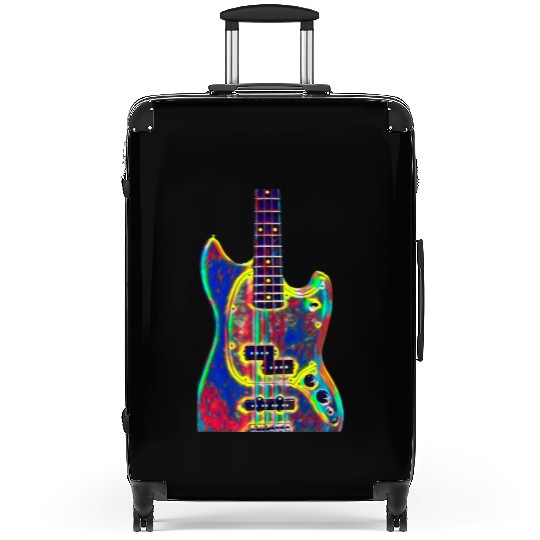 Bass Guitar Musician Player Suitcases
