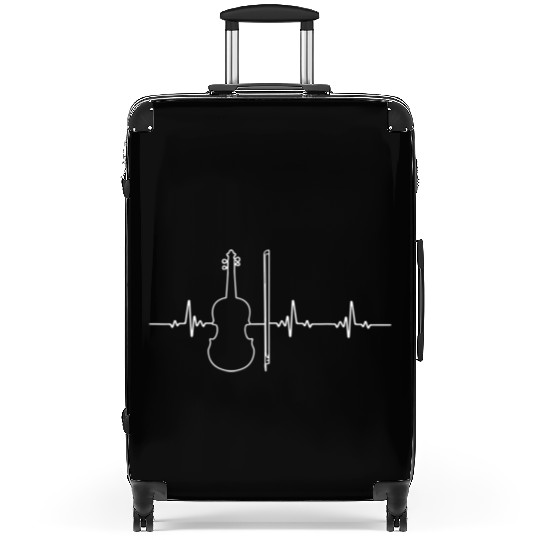 Violin Heartbeat Music Lover For Violin Lovers JT Suitcases