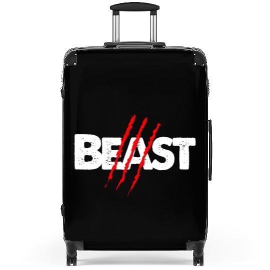 Beast Scratch Suitcases