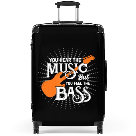 You Hear The Music But You Feel The Bass Suitcases