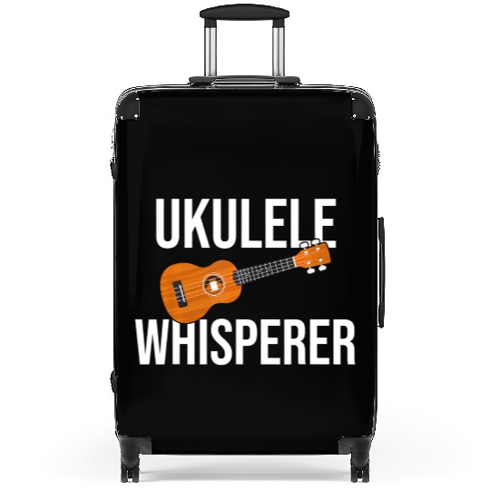 Ukulele Whisperer Guitar Player Music Lover Suitcases