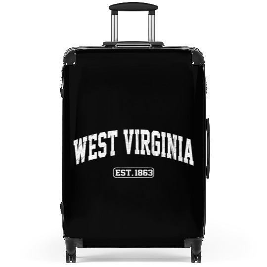 West Virginia State Athletic Style Suitcases