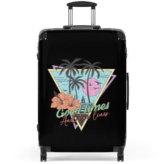 good time and tan lines Suitcases