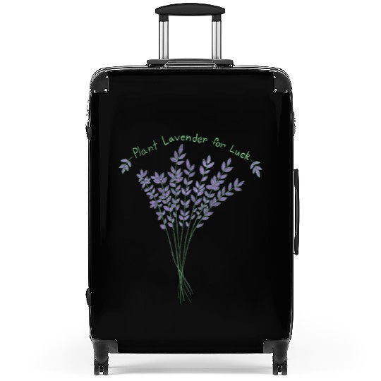 Plant Lavender For Luck Suitcases