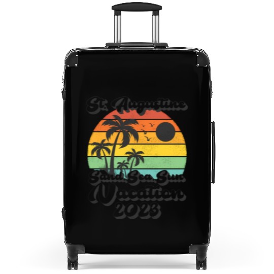 Sea Sand Sun Vacation 2023 Florida St Augustine Suitcases
