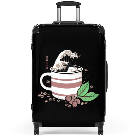 The Great Wave Of Coffee Suitcases