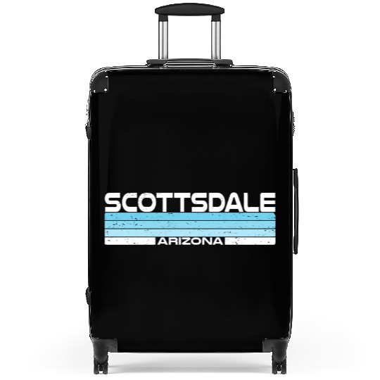 Scottsdale State Of Arizonna Blue Sunset Suitcases