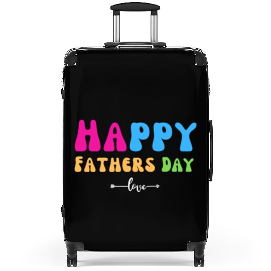 Happy Fathers Day i love you dad Heart Daddy funny Suitcases