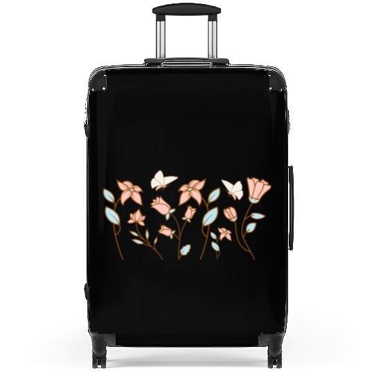 Flowers & Butterflies Suitcases