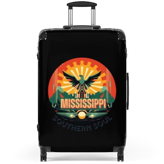 Mississippi vibes Suitcases