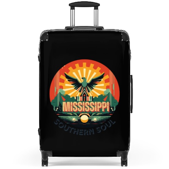 Mississippi vibes Suitcases