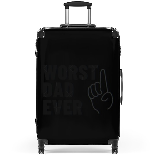 Worst Dad Ever Suitcases