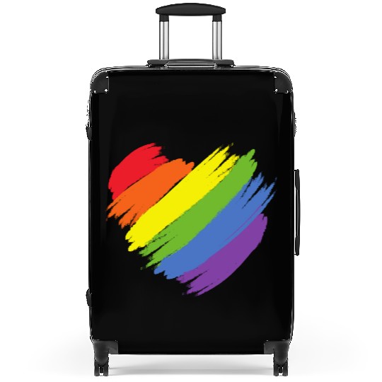 Rainbow Illustrated Pride Month Suitcases