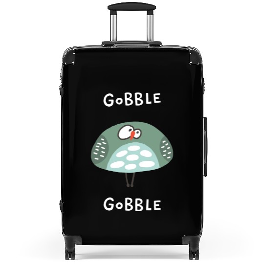 Gobble Gobble Strange Bird Suitcases