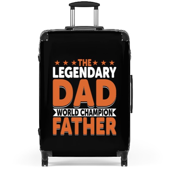 The Legendary Dad World Champion Fathers Day Suitcases