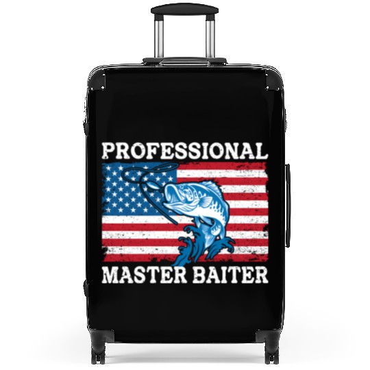 Professional Master Baiter Us American Flag Bass Suitcases