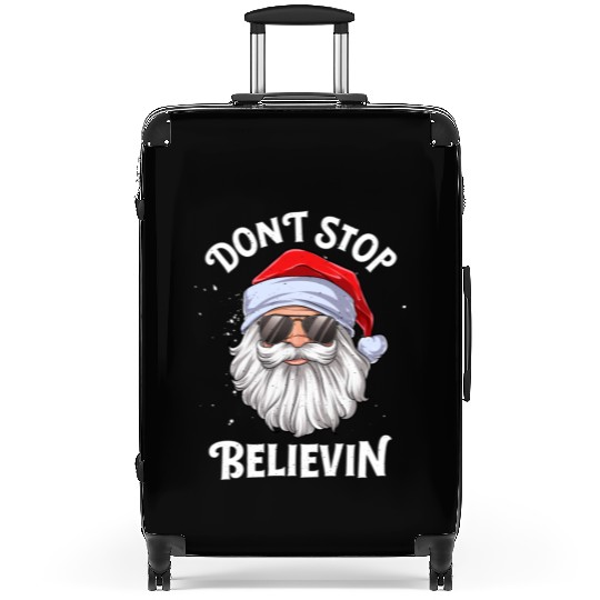 Don'T Stop Believin Santa Suitcases
