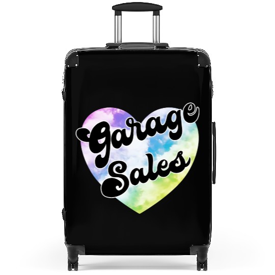 Garage Sales pastel cloud heart Suitcases