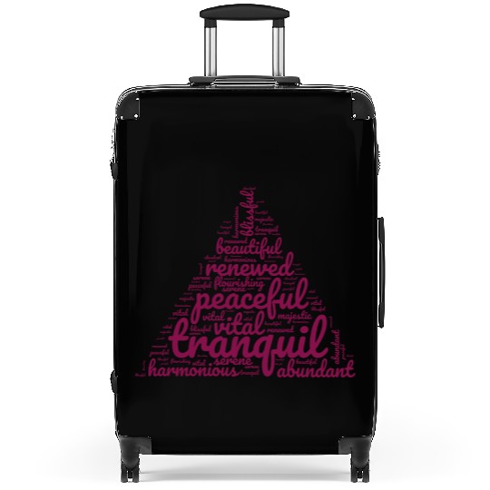 Positive Triangular Wordplay Suitcases