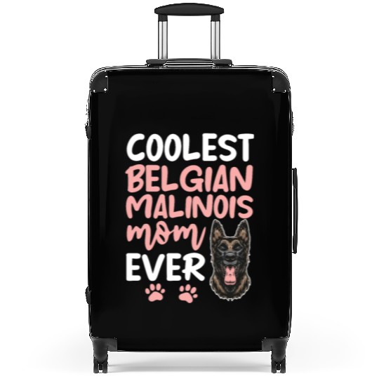 Coolest Belgian Malinois Mom Ever Suitcases