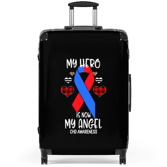 Chd Awareness Remembrance Hero Is Now My Angel Suitcases