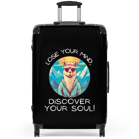 Yoga Meditation Lose Your Mind Alpaca Suitcases