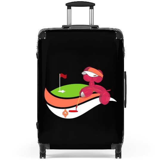 Summer Golf Balloon Dog Suitcases