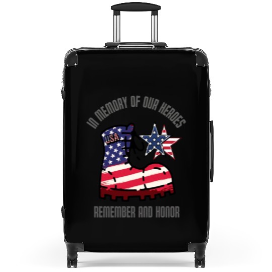 God bless America the land of the free Suitcases