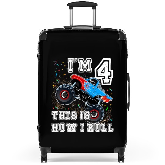 Monster Trucks 4Th Party 4 Suitcases
