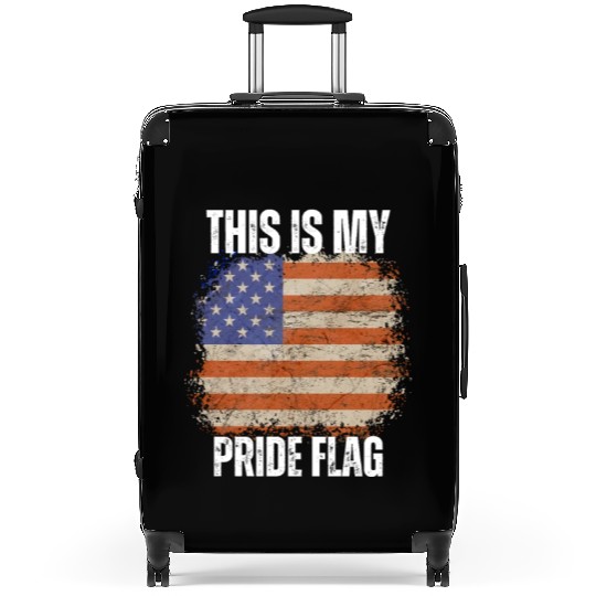 This Is My Pride Flag - USA America 4th of July Suitcases