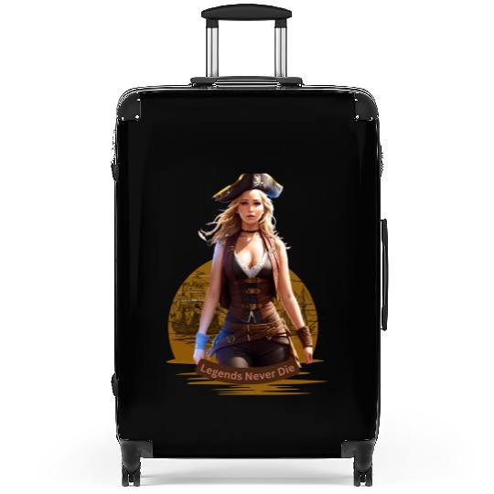 Legends Never Die Suitcases