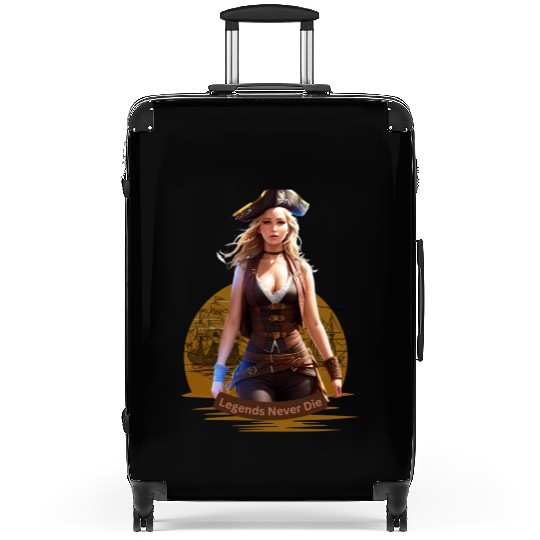 Legends Never Die Suitcases