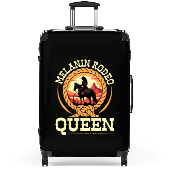 Melanin Rodeo Queen Cory African-American Suitcases