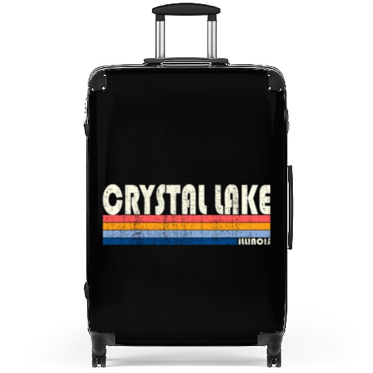 70S 80S Style Crystal Lake Il Suitcases