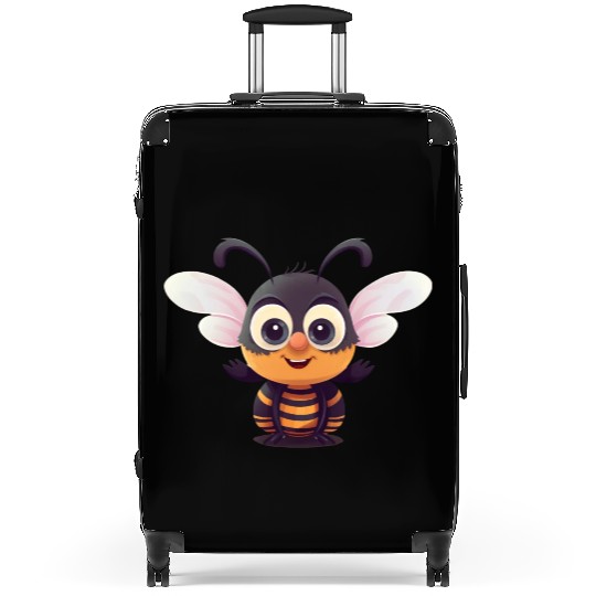 Cute Superhero Bee Bumblebee Wasp Suitcases