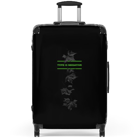 Type O Negative Leaves Double Sided Black Suitcases