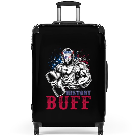 History Buff Independence Day Lincoln Patriot USA Suitcases