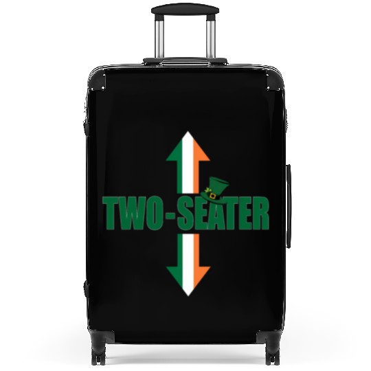 Irish Flag Two Seater Party-Trashy Humor Suitcases