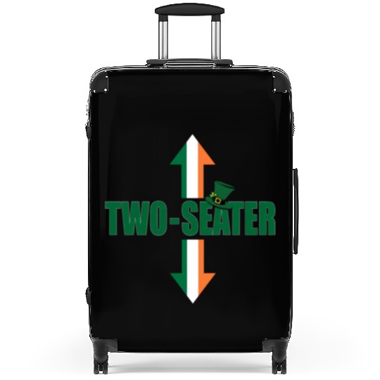 Irish Flag Two Seater Party-Trashy Humor Suitcases