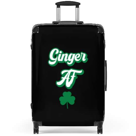 Ginger Af St Patric Day Drinking For Redhead St Suitcases