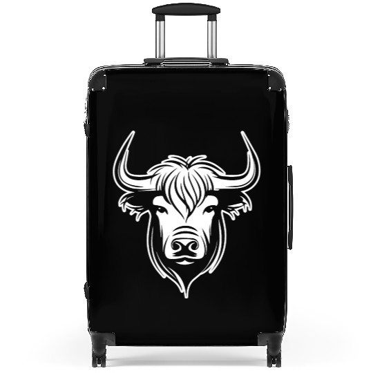 Scottish Highland Cow Suitcases