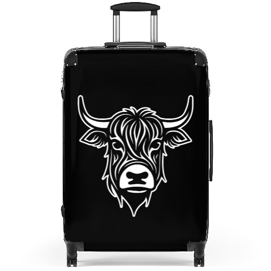 Scottish Highland Cow Suitcases