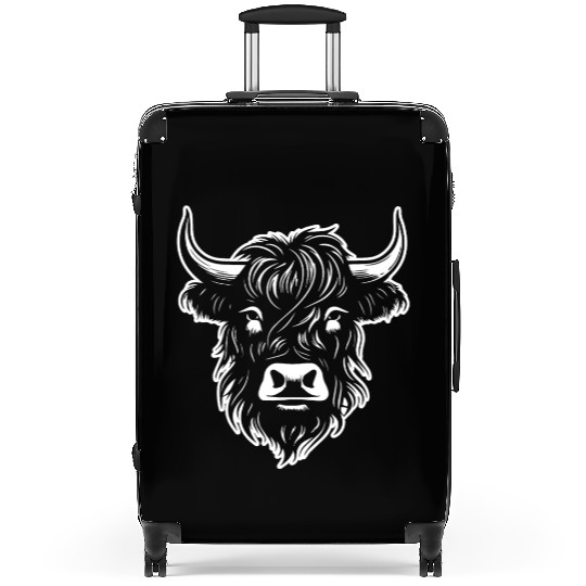 Scottish Highland Cow Suitcases