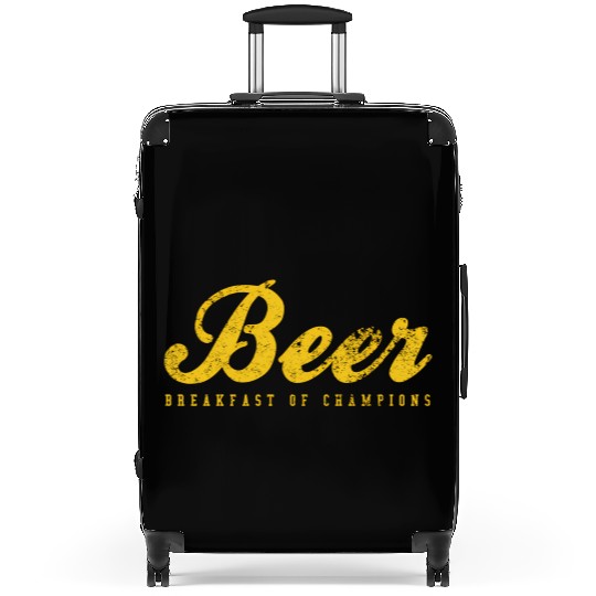 Beer Breakfast Of Champions Inred Suitcases