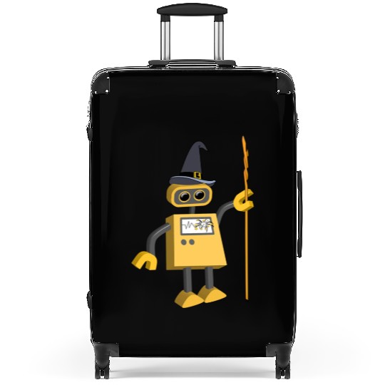 kiss robot leg image Suitcases