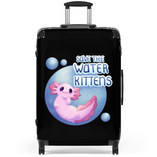 Save the Water Kittens Suitcases