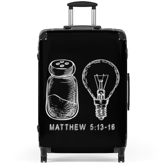 Bible Verse Salt And Lamp You Are The Light Of Suitcases