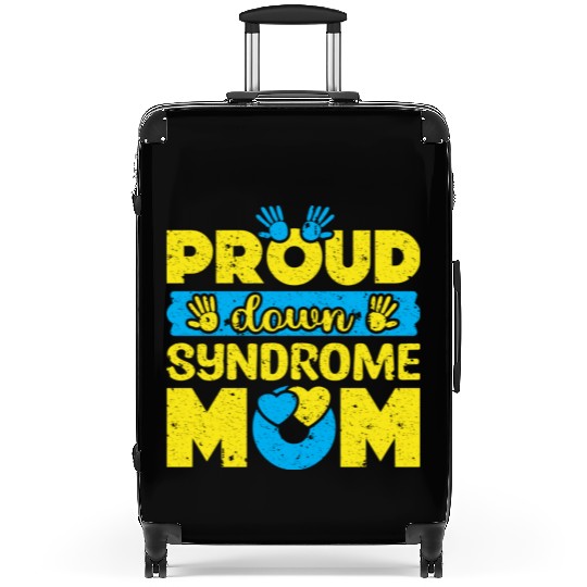 Down Syndrome Awareness Mom T21 World Down Suitcases